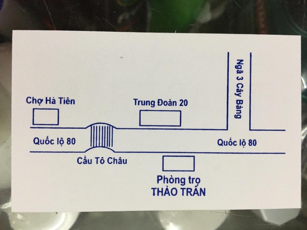 Thao Tran Hotel Ha Tien Exterior foto